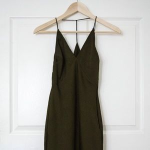 Topshop | V-Neck Spaghetti Strap Dress